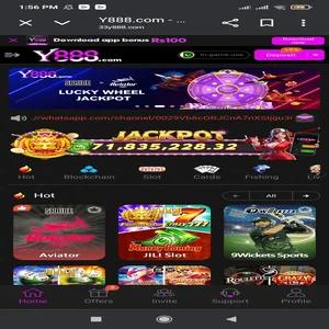 Y888 Game dashboard screenshot