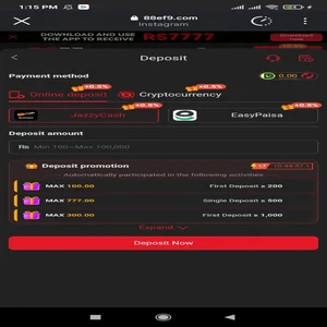 88EF Game deposit