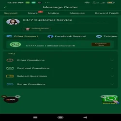 CT777 Game customer service
