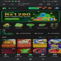 K1 Game dashboard