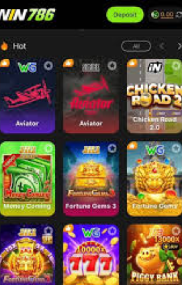 Win786 Game dashboard 